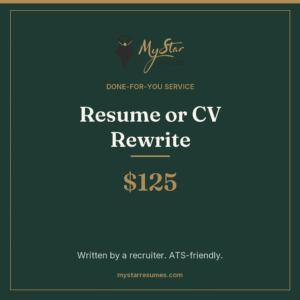 Tailored Resume Writing Service
