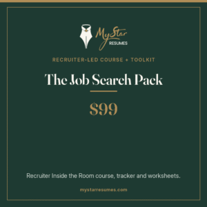 The Job Search Pack, recruiter-led course and toolkit, $99